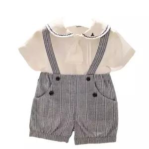 [압소바](본점)(26년 S/S 백일.돌선물) 멜번 정장 상하(Navy)//A1B21202