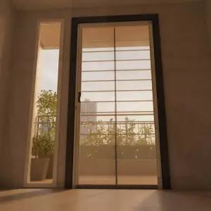 여름 벌레차단 현관방충망 자동 무턱 슬라이딩 방문용 롤방충망
