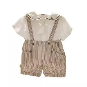 [압소바](본점)(26년 S/S 백일.돌선물) 멜번 정장 상하(베이지)//A1B21202