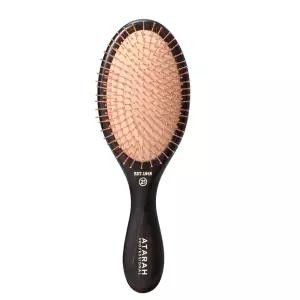 아타라 두피마사지 헤어 브러쉬 금핀 쿠션 정전기 방지 미디엄21 1개