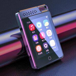 RUIZU C1 금속 블루투스 5.0 MP3 음악 플레이어 내장 16G/32G/64G MP4 2.4 인치 풀 터치 스크린 라디오 HIF