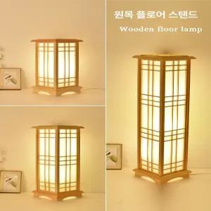 한옥등 전통등 한식집 램프 45cm 무드등 원목색 랜턴