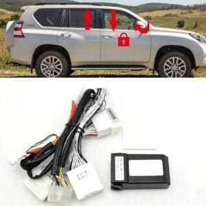 도요타 호환 랜드 크루저 프라도 2010- 용 LHD 자동 사이드 미러 접이식 펼침 창 유리 클로저 오프닝 문짝