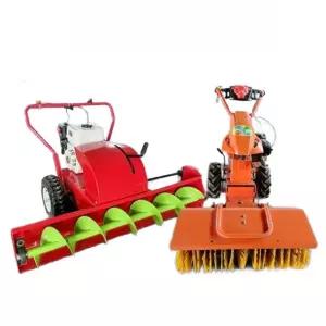 가솔린 제설기 눈치우기 야외 마당 눈 청소기 가정용 기계 제설차 치우는