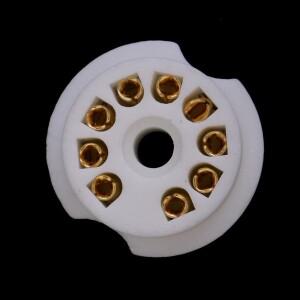 DIY 하이파이 오디오 및 HAM 라디오 프로젝트용 고온 9핀 세라믹 진공관 소켓 PCB 마운트