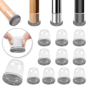 미끄럼 방지 실리콘 의자 다리 보호대 방수 스크래치 가구 원목 펠트 바닥