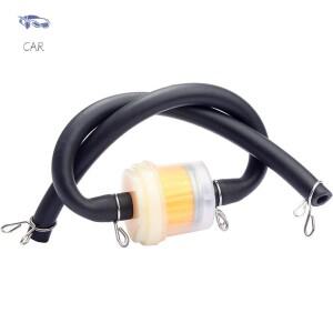 범용 가솔린 파이프 쿼드 스쿠터 호스 연료 필터 클리어 호환 클리너 라인 자석 인라인 가스 먼지 자전거