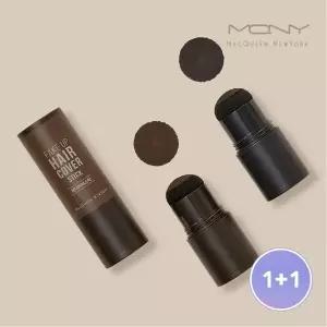 1+1 MQNY 페이크업 헤어 커버스틱 2.5g 2종 흑채 새치커버 쉐딩 헤어쿠션 흰머리