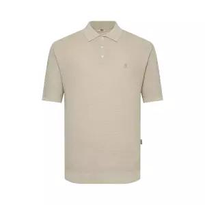 [닥스][26SS] 레이온혼방 워셔블 티에리 솔리드 반팔 카라니트_DMS2SWTS201I1