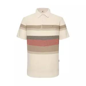 [닥스][26SS] 면혼방 허니콤 조직감 컬러 블록 반팔 카라니트_DMS1SWTS108I1