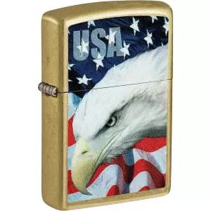 지포 라이터 미국 국기 독수리 디자인 81723