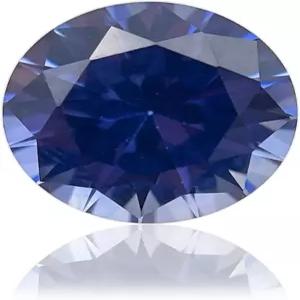 그리링스 콘플라워 블루 라운드 브릴리언트 컷 루즈 합성 사파이어 스톤 코룬덤 보석 페이스드 3A VVS 1Pcs