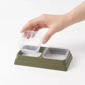 파충류 도마뱀 거북이 사료통 물통