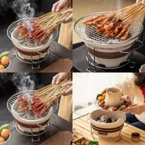 ( )캠핑 토기 미니 화로 21cm 가정용미니화로 미니숯불화로