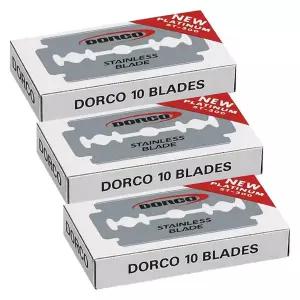 도루코 스테인레스 화장도(안전면도날)10p X 3개
