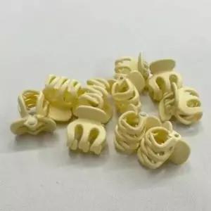 ( )미니집게핀 베이지 10p 잔머리고정핀 여자머리집게 올림머리집게핀 헤어집게