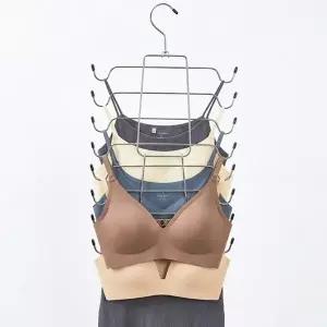 ( )8단 나시 이너 속옷 걸이 다용도 스카프 슬립 수영복 접이식 옷걸이