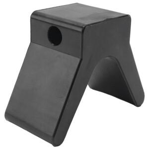 ABXV-V형 보트 트레일러 보우 스톱 블록 고무 논마킹 마운팅 홀 2인치 폭 4인치 V-스팬