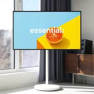 나무궁 TV스탠드 이동식 거치대 무타공 티비거치대 모니터상하좌우 50인치 삼성 LG 중소기업 32인치 43인치 50인치 55인치 200 300 400 베사호환 화이트 미드바디