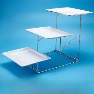 3단 케이크 과일 진열대 뷔페 삼단 트레이 플레이트