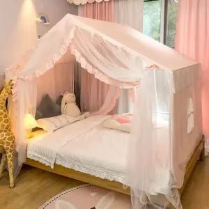 침대텐트 꾸미기 공주님 가림막 1.2mx1.9m 벙커베드 모기장