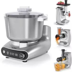 SUNVIVIPRO 5.3QT 전기 반죽 믹서 발효 및 LED 디스플레이 노브 제어 기능이 있는 4-in-1 다기능 스탠드