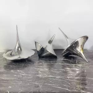 토템 인테리어 놀이 회전 균형 선물 물방울 자이로 무한팽이 스피 메탈