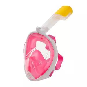씨노엘 워터프리 스노클링 마스크 SM 핑크 풀페이스 스노쿨링 마스크 물놀이 장비