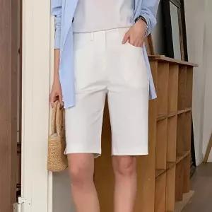 [신상오픈런]|KSP966E|여성용 스판 슬릿 5부 바이커 반바지 봄 여름용