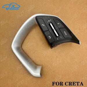 현대 호환 IX25 크레타용 스티어링 휠 버튼 블루투스 전화 크루즈 컨트롤 볼륨 리모컨 새 자동차 스위치