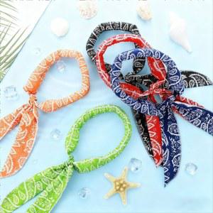 쿨링 아이스 스카프 부드러운 폴리에스터 파이버 밴드 야외 러닝 사이클링 하이킹 낚시 자외선 차단용