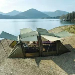 터널형텐트 쉘터 텐트 그린 터널 동계 솔캠 감성 백패킹