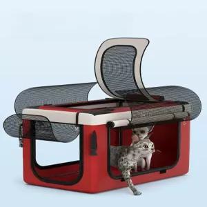 소형견 유모차 캐리어 펫모차 경량 고양이 애견 접이식