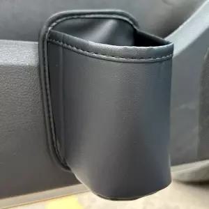 범용 도어 워터 컵 홀더 자동차 다기능 보관 랙 카시트 백 음료 휴대폰 커피 등에 적합합니다 블랙