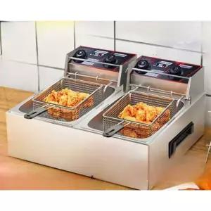 업소용 튀김기 더블헤드 주방 식당 pc방 간식 대용량