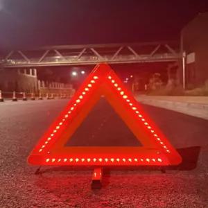 LED 차량용 비상 안전삼각대 경고등 반사판 접이식
