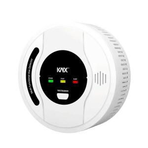 [미국배송] 4-IN-1 일산화탄소 감지기 연기 천연가스 프로판 CH4 /LPG / 및 배터리 구동 LED 표시등 가정용 누출 RV