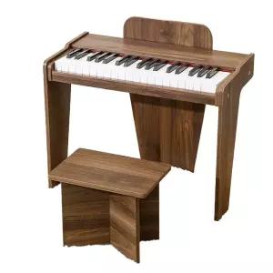 소형 전자피아노 원목 37건반 빈티지 인테리어 데스크형 휴대용 미니 키보드