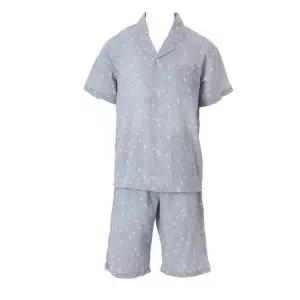 [비너스]민들레 나염 남자 상하의 파자마 세트 BU(VPAS204M)_CA