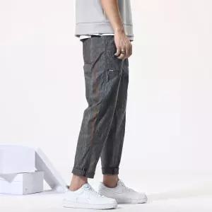 EAMT 팬츠 남성용 빈티지 하계 슬랙스 얇은 9부 YJ2