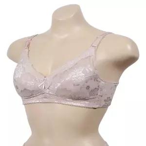 광택감의 은은한 플라워 자수 포인트 노와이어 매쉬 2 WFJ694L