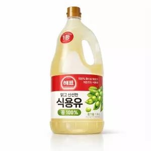 사조대림 해표 식용유 콩기름 1.8L, 5개