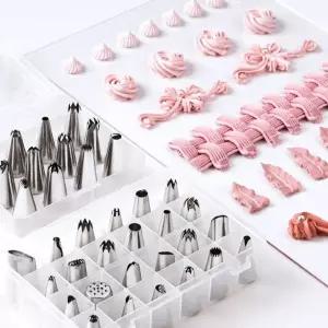 케이크 깍지세트 앙금플라워 쿠키 홈베이킹 장식 생장식 깍지 노즐 도구 팁