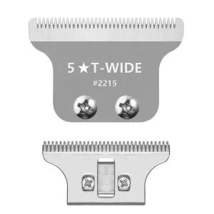 225 월 5스타 디테일러 리 트리머 808 및 87용 교체용 T 와이드 블드 - 조절 가능한 리스 스틸 제로 갭