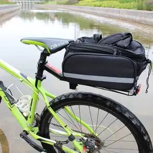 MTB장거리라이딩 경량알루미늄 자전거 백캐리어 대용량가방 2일여행