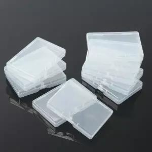 ( )투명 미니 포토카드 케이스 10P 슬림 플라스틱 카드 보관 수납 소품 정리_24993463