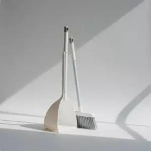 틈새 먼지 제거 미니 빗자루 쓰레받기 세트 탁상 청소 도구 소형_24994682