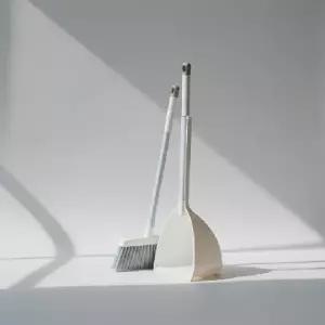 틈새먼지 제거용 미니 빗자루 쓰레받기 세트 탁상용 청소도구 소형 방비_24995088