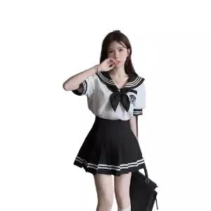 프레피룩 세라복 여학생 학생 촬영 성인 파티 여성 할로윈 옷 외 빅사이즈 영국교복 졸업사진