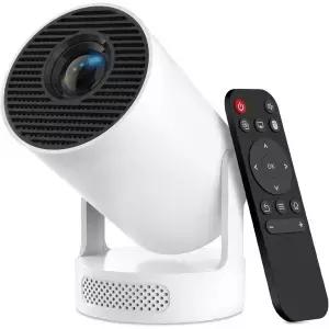 안드로이드 이 탑재된 HY300 PRO 프로젝터 4K 080P 풀 HD 60 ANSI 스마트 WiFi 6 및 블루투스 5.4 20 회전